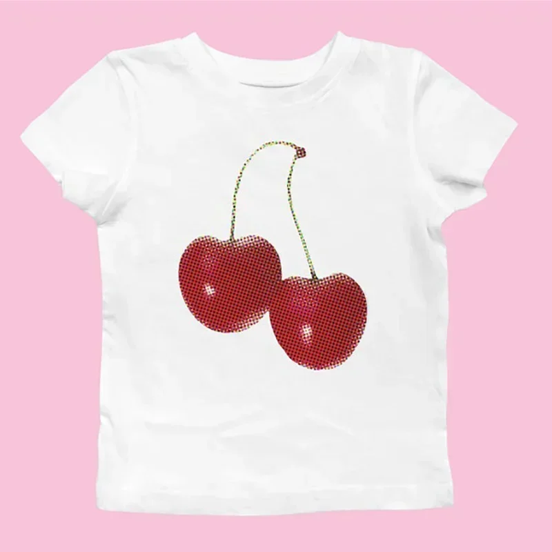 Esthetische zomer baby tee str - Y2K Graphic Baby Tee Crop recensie en prijs