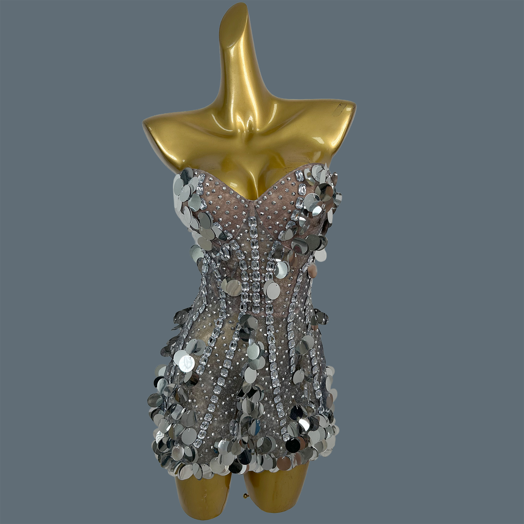 Dames strapless glitterjurk me - Sparkly Rhinestone Club Party Dress recensie en prijs